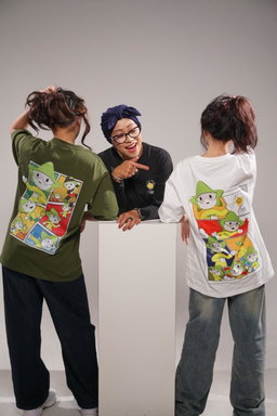 Oversized T-Shirt (ASG14) Design 1 (Pixelated)