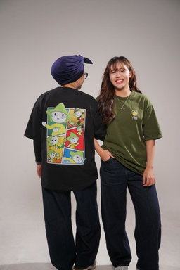 Oversized T-Shirt (ASG14) Design 1 (Pixelated)