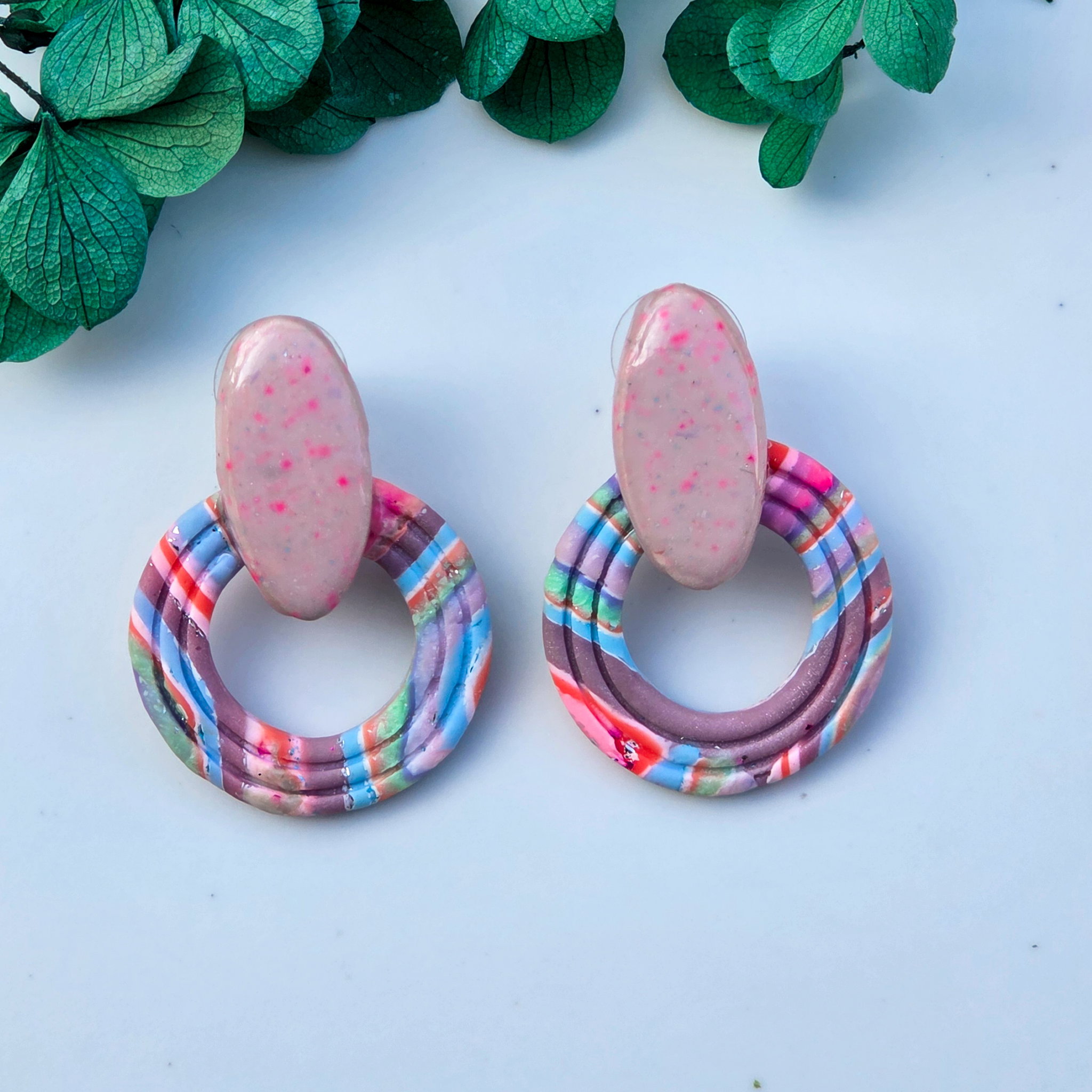 Playfull Pink stud _0