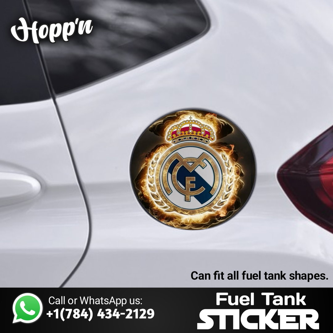 Real Madrid Fuel Tank Sticker(s)