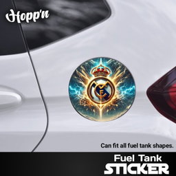 Real Madrid Fuel Tank Sticker(s)