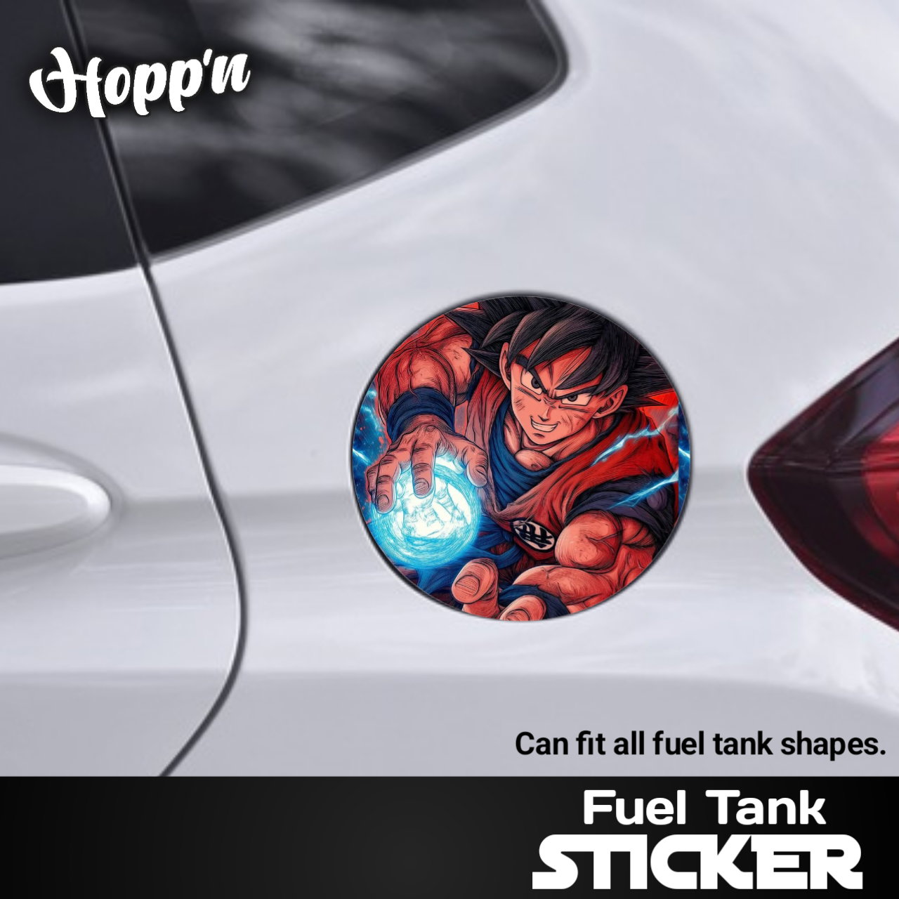 Goku Kame Hame Fuel Tank Sticker_0