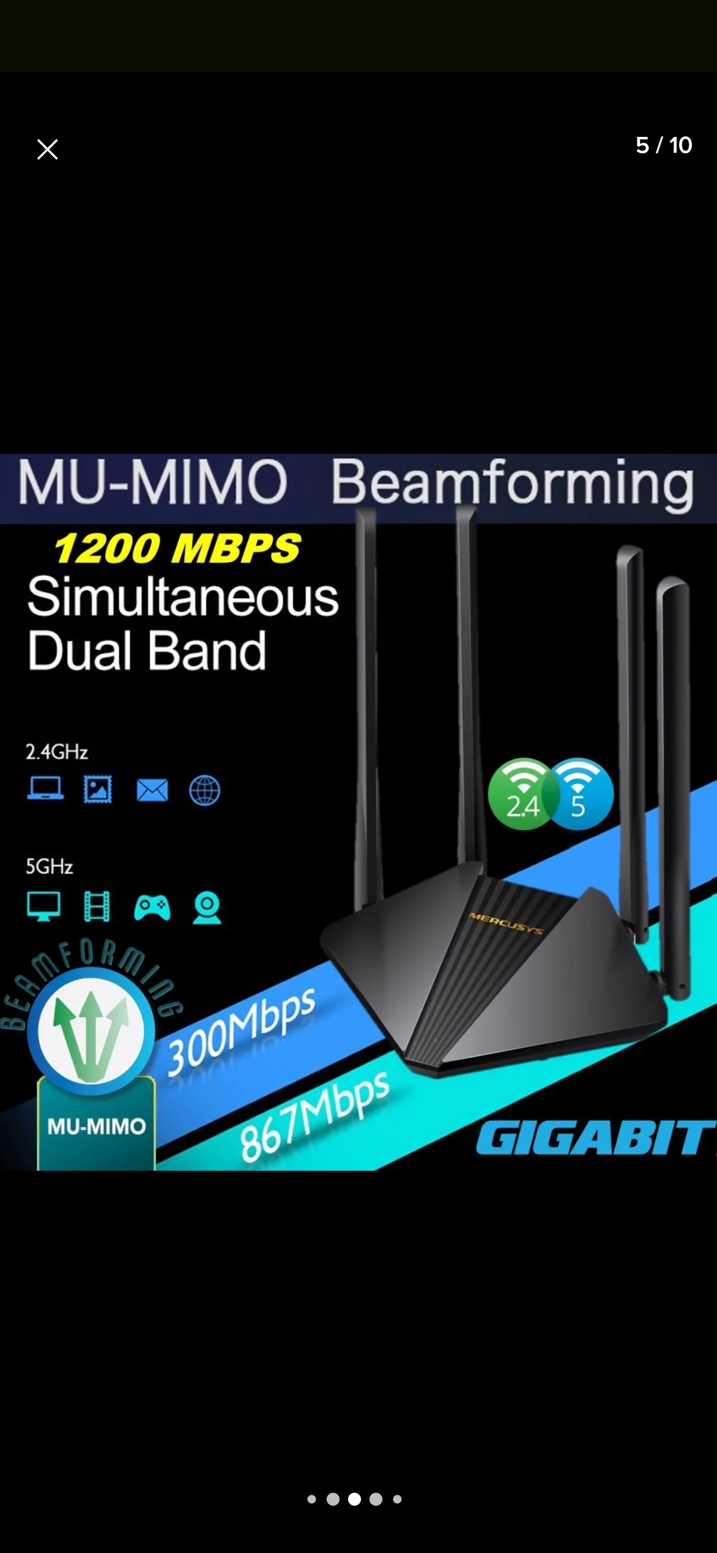 USADO - Router WIFi 5G Gigabit MR30G MERCUSYS by TP-LINK_2