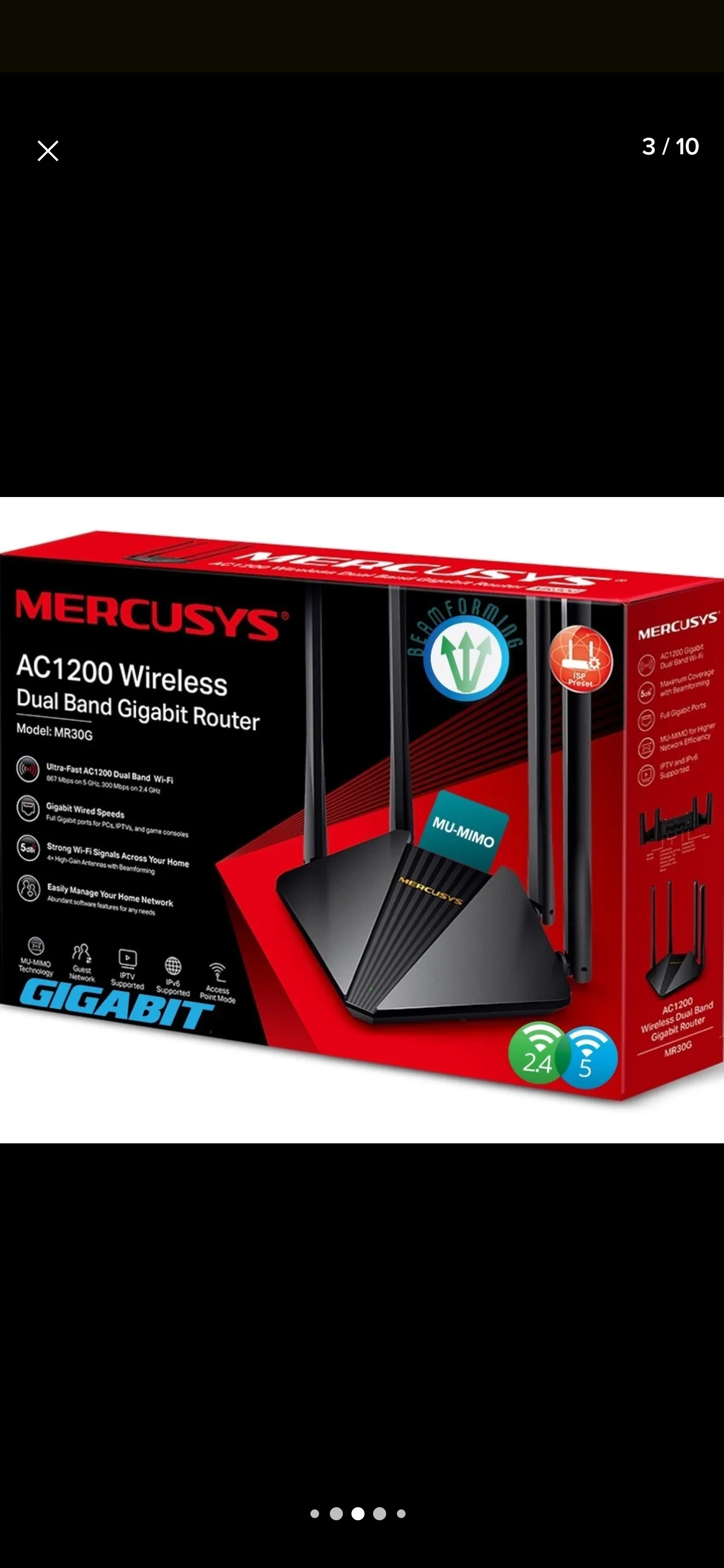 USADO - Router WIFi 5G Gigabit MR30G MERCUSYS by TP-LINK_1