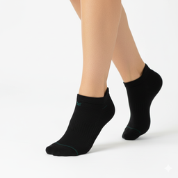 [10057] - 5 Pairs Women’s Cotton Blend Low-Cut Ankle Socks – Soft, Breathable & Everyday Comfort 