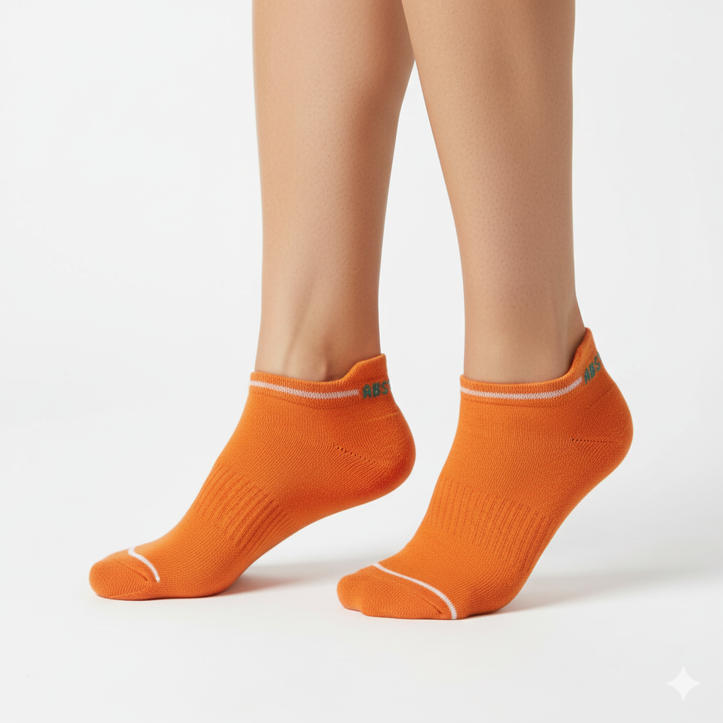 [10087] - 5 Pairs Men’s High-Cotton Low-Cut Ankle Socks – Breathable Stripes/Plain & Everyday Comfort 