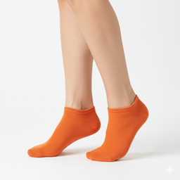 [10136] - 3 Pairs Unisex Cotton Low-Cut Ankle Socks – Soft, Breathable & Minimal 