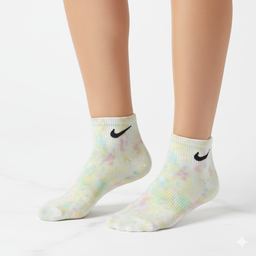 [10162] - 3 Pairs Women’s Cotton-Nylon Low-Cut Ankle Socks – Breathable, Sweat-Absorbing & Minimal 