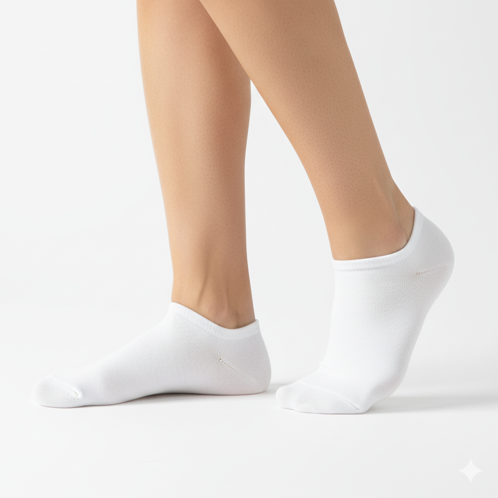 [10164] - 3 Pairs Men’s Cotton Blend Low-Cut Ankle Socks – Soft, Breathable & Minimal _0