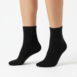 [10209] - 7 Pairs Men’s High-Cut Cotton Socks – Breathable, Antibacterial & Sweat-Absorbing 