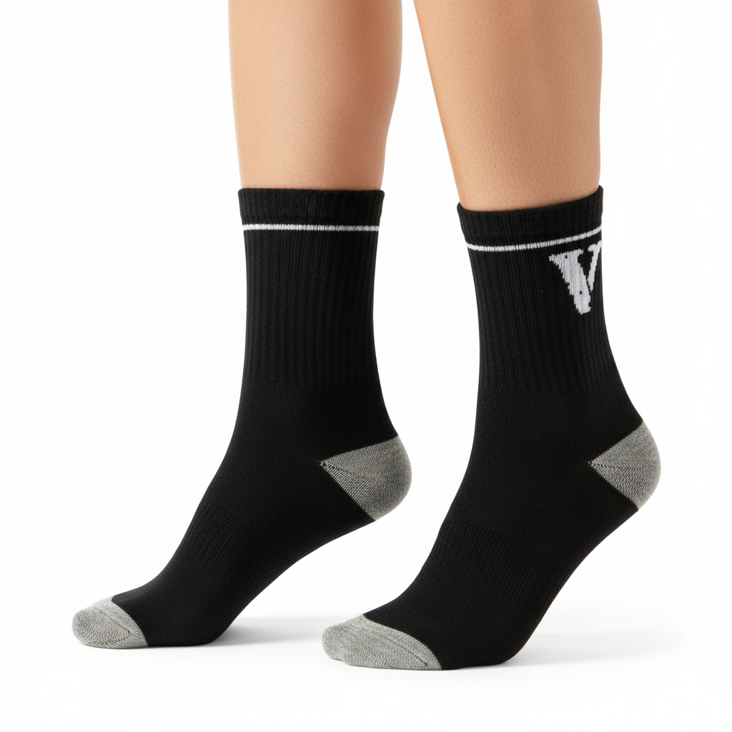 [10216] - 3 Pairs Men’s High-Cut Cotton Socks – Breathable, Odor-Resistant & Sweat-Absorbing _0
