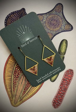 Mini Aztec Earrings 