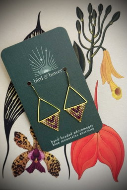 Mini Aztec Earrings 