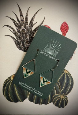 Mini Aztec Earrings 