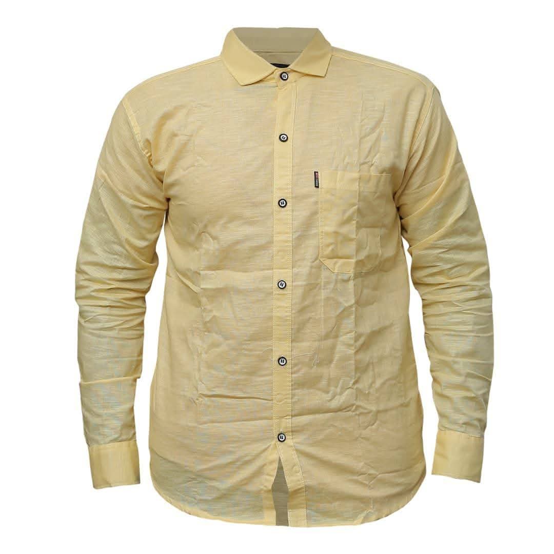 Long sleeved shirts linen and cotton _3