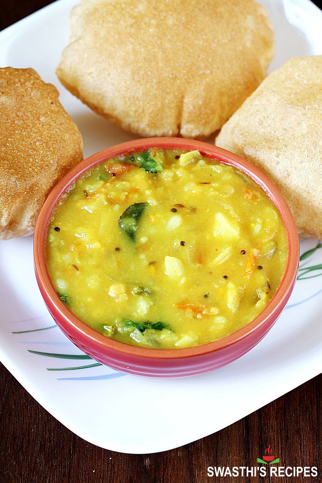 Puri with Curry