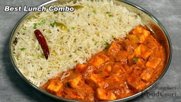 Paneer Curry with Bagara Rice or Chapathi