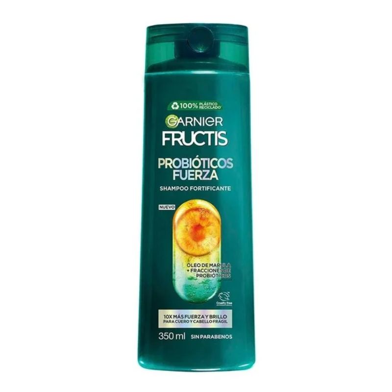 Shampoo Fructis 350 ml PROBIÓTICOS FUERZA