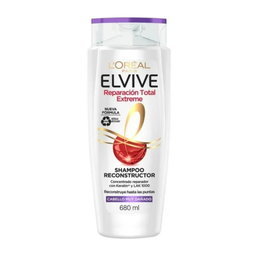 Shampoo L'Oréal ELVIVE 680 ml REPARACIÓN TOTAL EXTREME