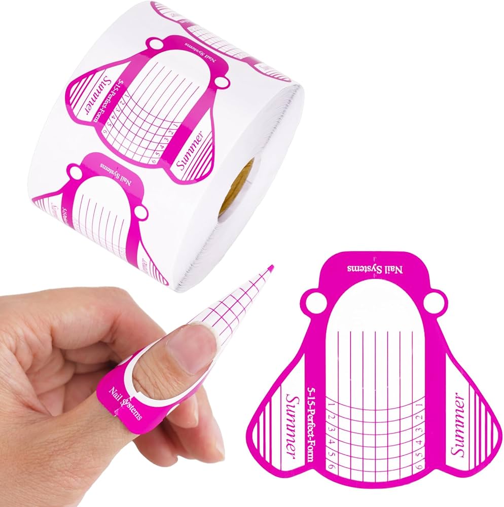 Nail Form Stickers 500Pcs_0
