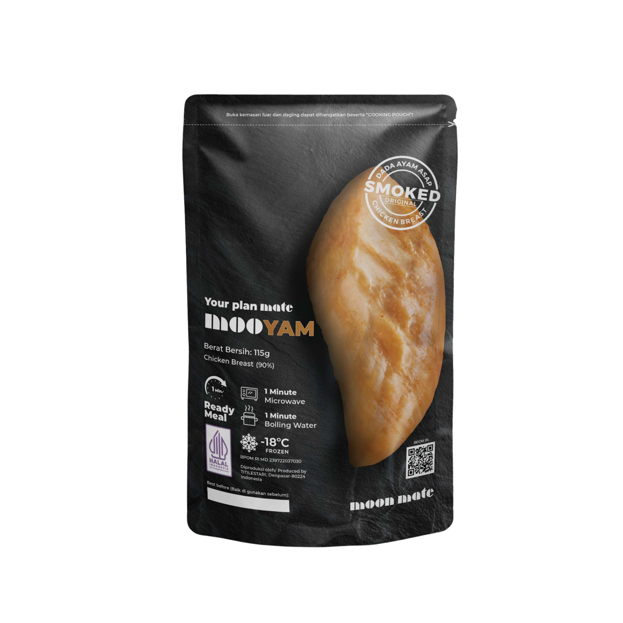 MOOYAM Original : Dada Ayam Asap 115gram_0