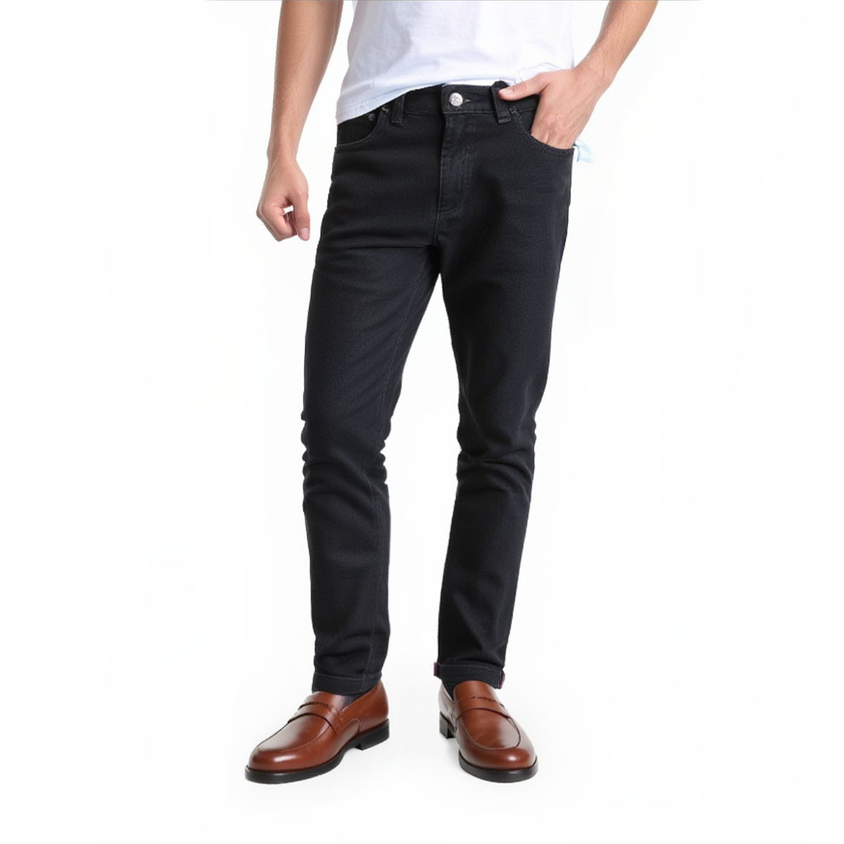 DR.DENIM BLACK SKINNY  JEANS FOR MEN  _1