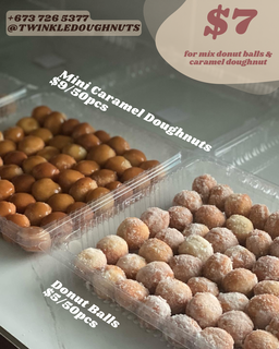 Caramel Doughnut Balls