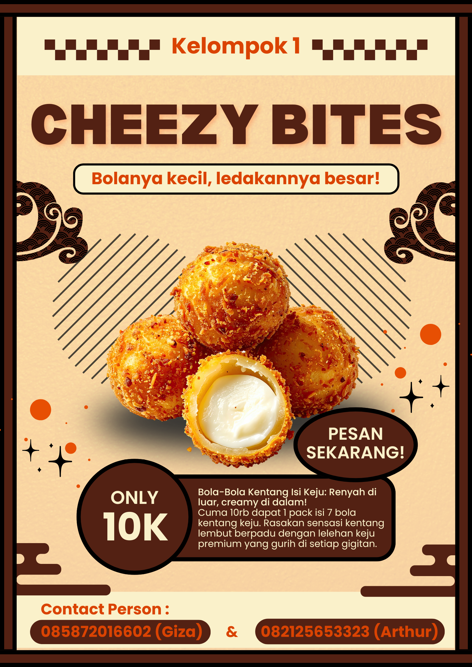 𝐂𝐡𝐞𝐞𝐳𝐲 𝐁𝐢𝐭𝐞𝐬 - Potato Cheese ball_1