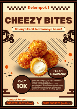 𝐂𝐡𝐞𝐞𝐳𝐲 𝐁𝐢𝐭𝐞𝐬 - Potato Cheese ball