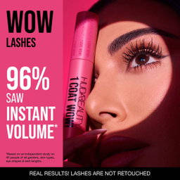 Huda beauty - 1 COAT WOW! Extra Volumizing and Lifting Mascara