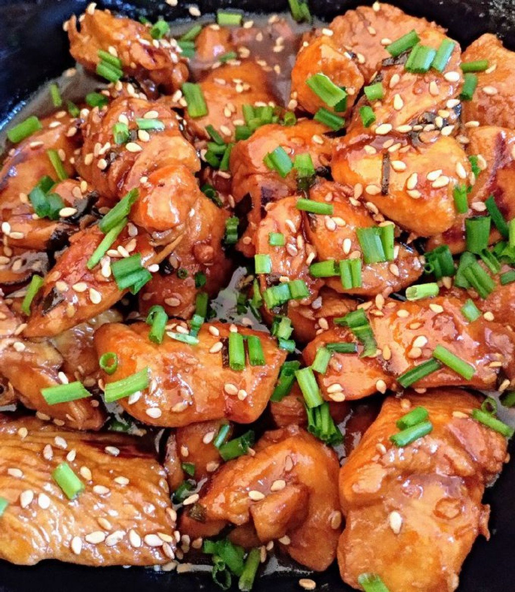 Pechuga de pollo en salsa teriyaki_0