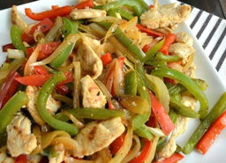 Fajitas de pollo (con olores)