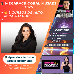 Megapack de Coral Mujaes