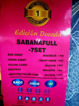 Sabana full 7 Pzas 