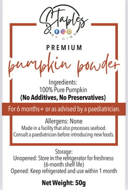 Premium Pumpkin Powder