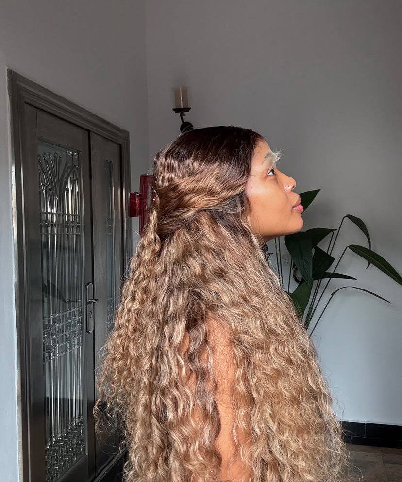 28” blonde loose coils blend_2