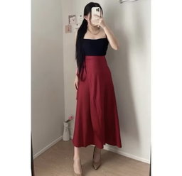 MIDI SKIRT FLARE LILIT POLOS