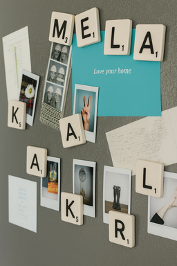 Scrabble Tile Magnet Package