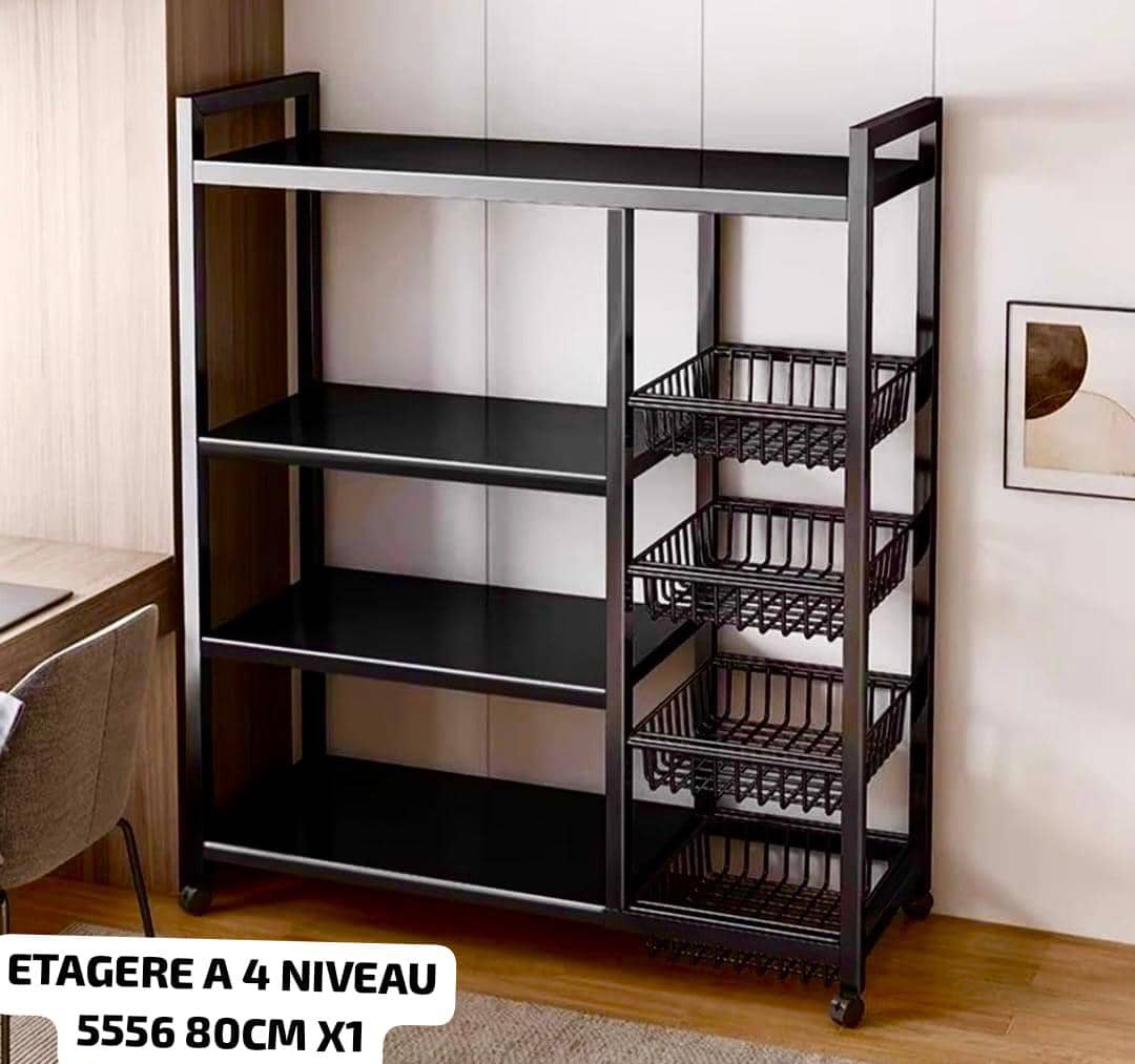 Étagères 4niveaux