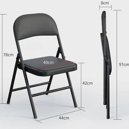 Chaise en cuir pliable_0