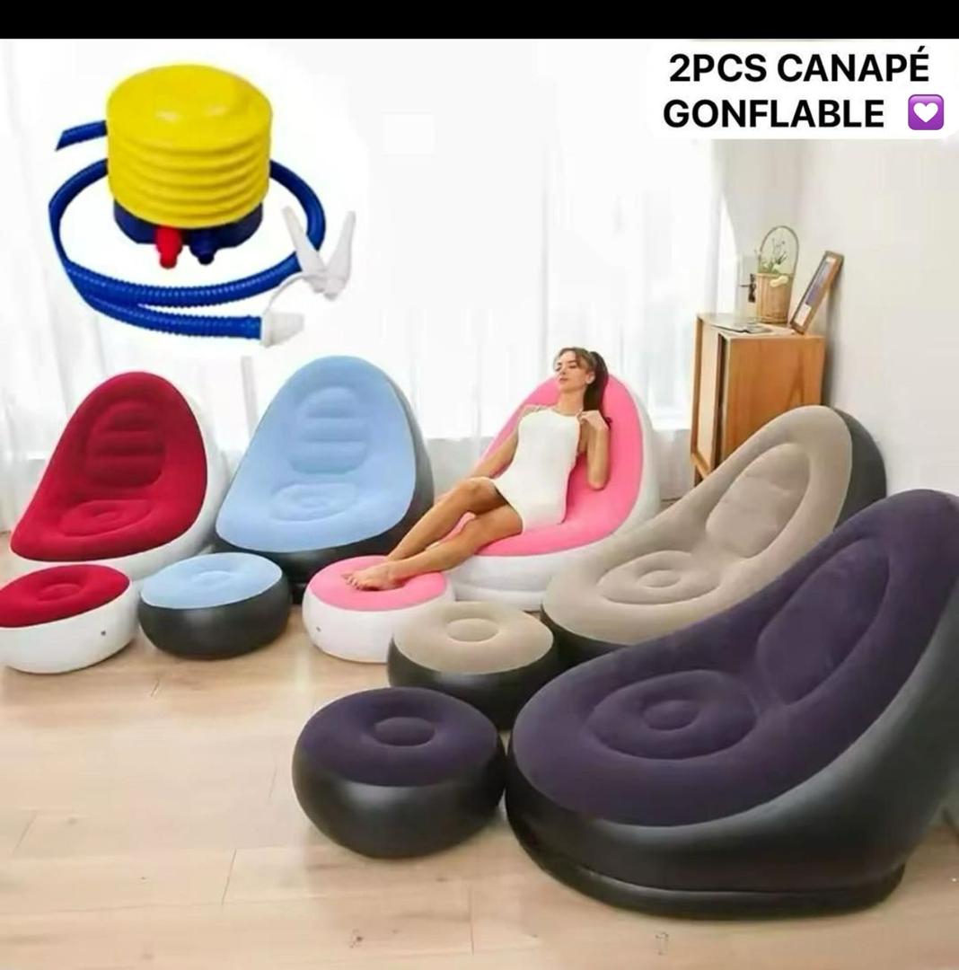 Pouf avec pompe