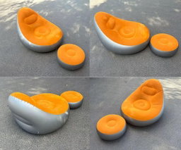 Pouf avec pompe
