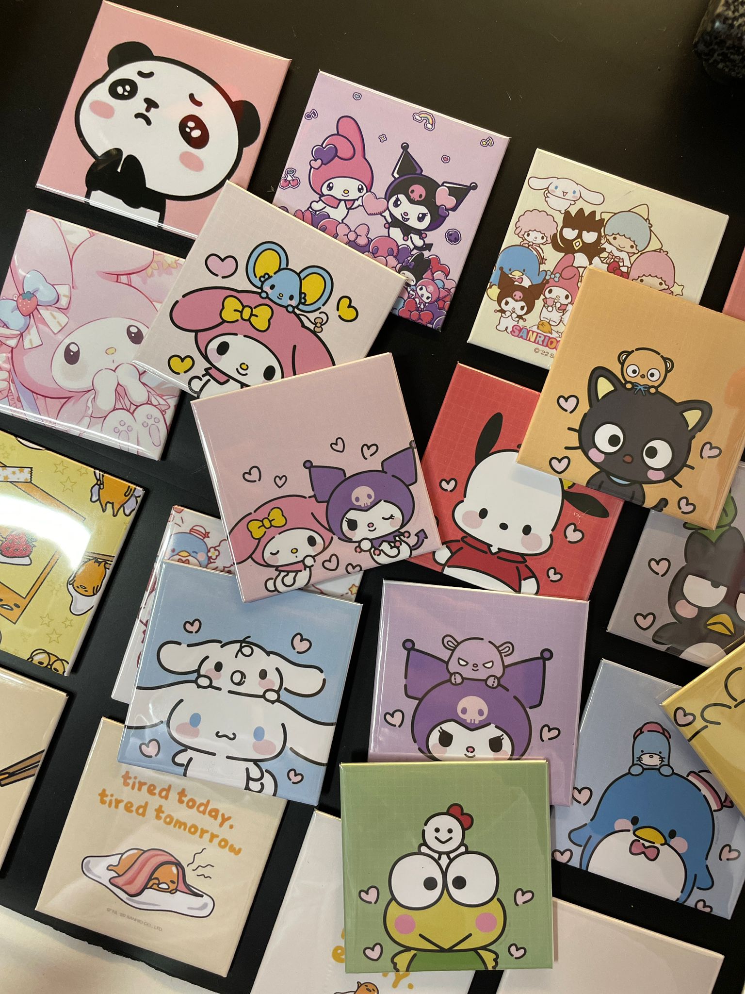 9 pcs 50x50mm Photo Magnets_0