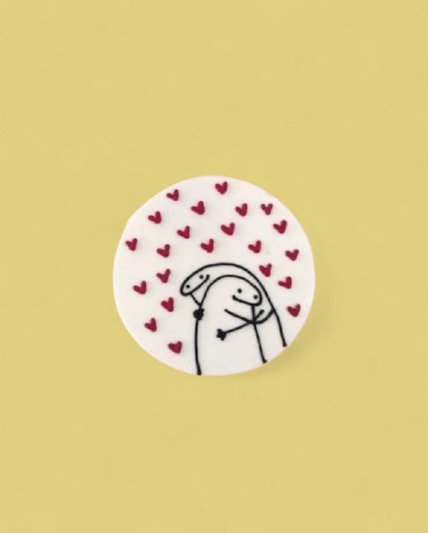 Stickmen Couple Hug