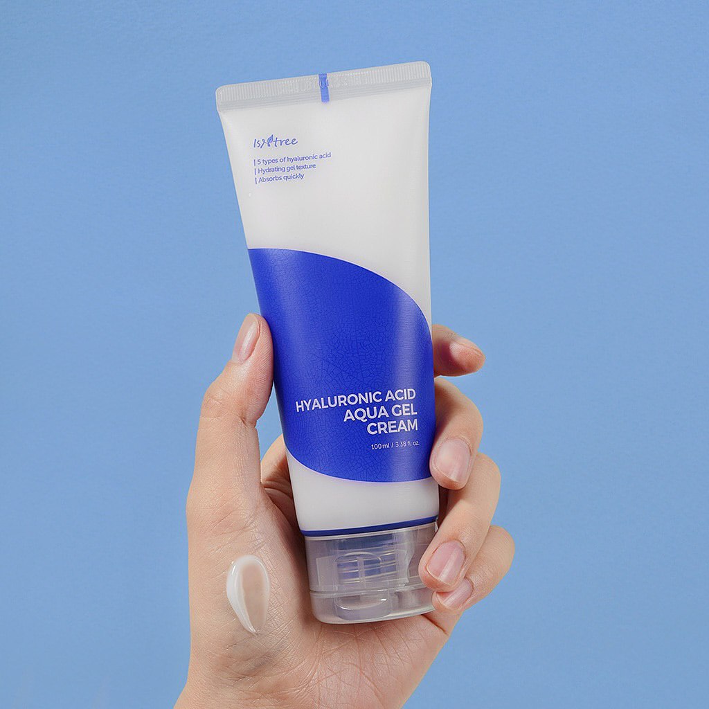  Isntree – Hyaluronic Acid Aqua Gel Cream100ml ايسنتري- كريم جل مائي بحمض الهيالورونيك