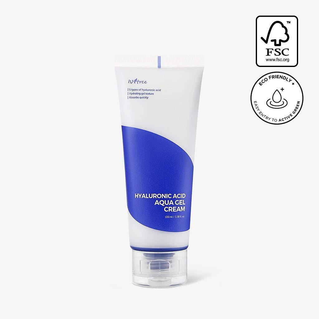 ⁨ ⁨ ⁨ Isntree – Hyaluronic Acid Aqua Gel Cream100ml ايسنتري- كريم جل مائي بحمض الهيالورونيك_1