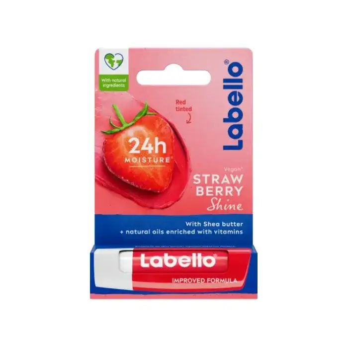 Labello Strawberry lip moisturiser- لابيلو مرطب شفاه فراولة _0