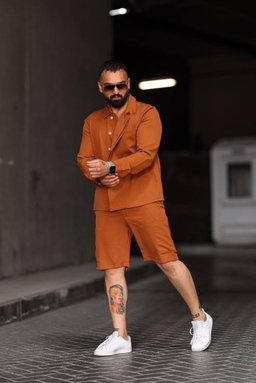 Complet chemise manche longue