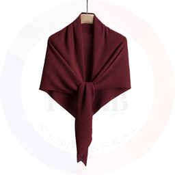 Pleated Chiffon Rhombus scarf
