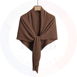 Pleated Chiffon Rhombus scarf